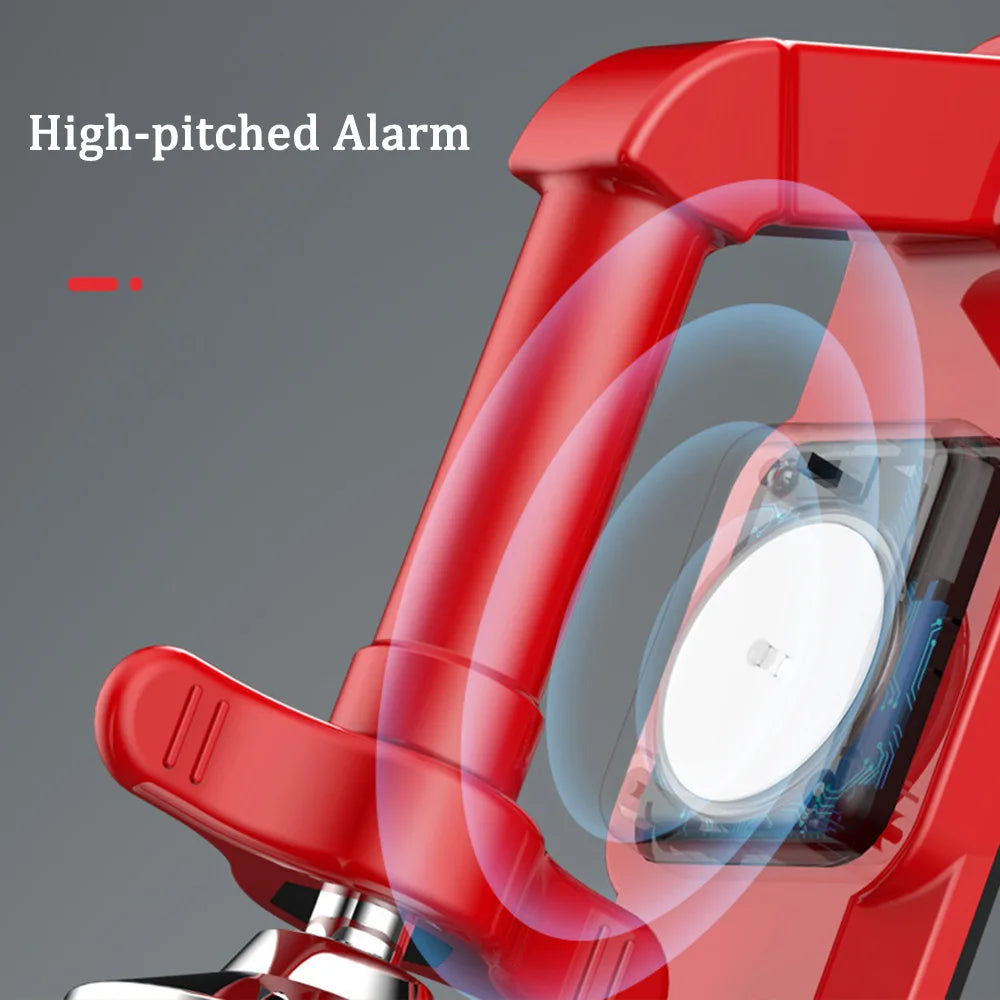 Portable Battery-Powered Door Stop Alarm for Enhanced Security and Anti-Theft Protection